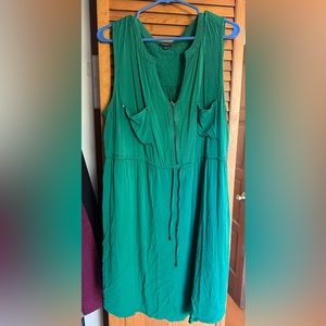 Torrid Green Sleeveless Dress